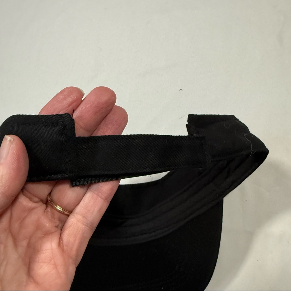 DNKN Donuts Halo Black Visor with Vibrant Orange Logo - Picture 4 of 9